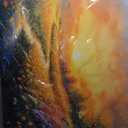 Canvas Wall Art Decor Oversized Wall Art Pictures for Living Room Large Vintage Landscape Wall Art Prints Canvas Art Wall Decor Wildflower River Artwork for Walls Bedroom Home Wall Art Decor 29" X 58"