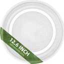 Gemroom 12.6" microwave turntable plate replacement GE WB49X10139 WB49X10093 Compatible with 12-5/ 8 inch WPW10267856 Whirlpool Microwave Glass Turntable