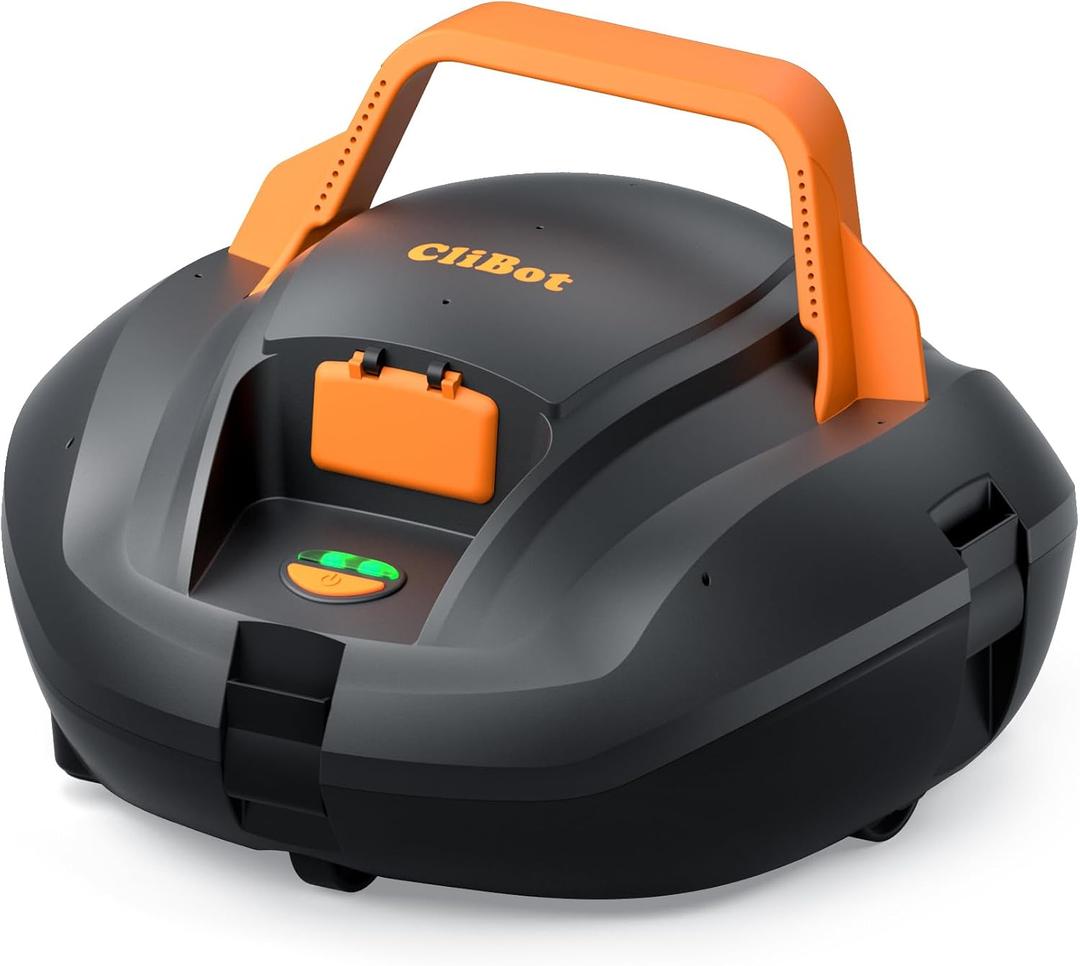 S1 Cordless Pool Vacuum, Automatic Pool Cleaner Robot with 120 Min Runtime, Powerful Dual-Motor, Auto Park, 2 Cleaning Paths, for Above Ground Pools and Flat In-Ground Pools up to 850 Sq.Ft