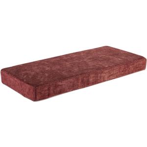Loveboat Bench Cushion 36x18 Inch Soft Non-Slip Furniture Cushions for Bench Couch Swing Setee with Ties, Brick Red