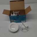 EcoSmart 4 in. White Integrated LED Recessed Trim, Daylight (4-Pack)