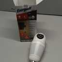 Energizer Smart 2K Light Bulb Security Camera, 1000 Lumens LED Light, 5GHz & 2.4GHz Wi-Fi Outdoor Socket Camera, Auto Tracking, Pan and Tilt, Night Vision, 2-Way Audio, Works with Google Home & Alexa (White)