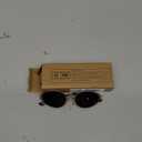 livho Retro Polarized Sunglasses - UV400 Protection, Oval Shape, Metal Frames