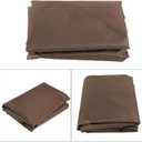 Canvas Tent 12x20Ft for Glamping Family Camping Zipped Removable Floor Brown No Brand