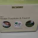 Ideaworks Water Fountain and Faucet 2 in 1 Design Silver
