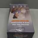 Far Infrared Heating Pad for Neck and Shoulders and Back - 6X Deeper Pain Relief, Graphene 30s Fast Heat, 8 Heat Setting, 16 Timer, Automatic Memory, Weighted Heating Pads Gift for Women&Men (Grey)