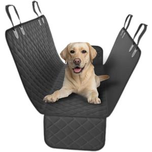 Doggie World Dog Car Seat Cover for Back Seat for XL Cars, SUVs & Trucks - Durable Car Cover Protector for Dogs, Nonslip Backseat Dog Hammock, Waterproof Scratchproof Protection Against Dirt, Pet Fur (Black)