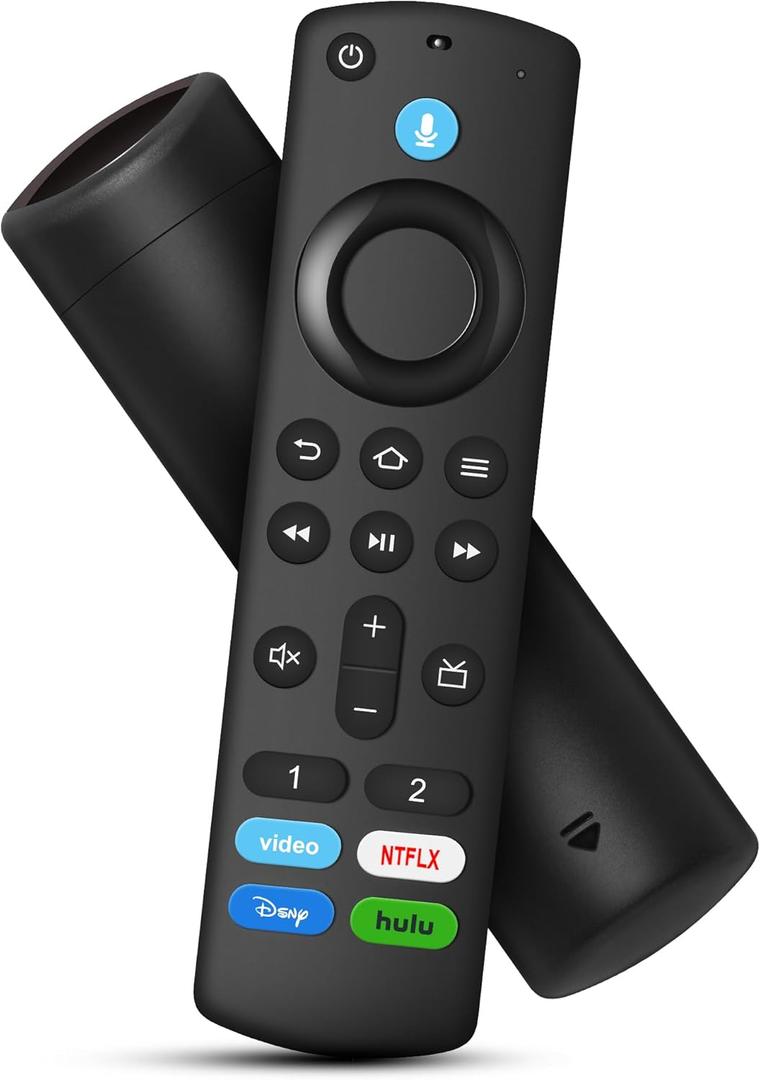 Replacement-Voice-Remote Fit for Omni Mini-LED Series TV-Stick/Cube, Stick 4K/4K Max(1st / 2nd Gen), Stick HD/Lite, Smart TV 3rd Gen, Compatible with Insignia/Toshiba/Pioneer Smart TV