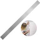 Stainless Steel Trim Strip, 304 Brushed Stainless Steel Trim Metal Strips with Adhesive Backing for Home Kitchen Tools, 2 x 29.9 Inch