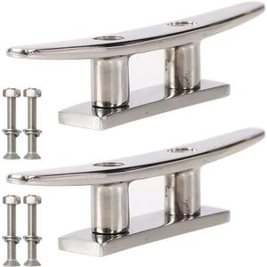 Boat Cleat Stainless Steel Marine Dock Cleat Boat Rope Tie Cleat Boat Mooring Accessories