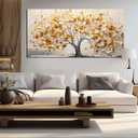 Decorative Painting Tree of Life Canvas Wall Art Pictures for Living Room Bedroom Canva Wall Decor Large Artwork Canvas Wall Decor Ready to Hang Artwork Print with Frame Modern Wall Art Size 29x58