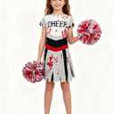 Cheerleaders Costume for Girls, Halloween Costume for Kids, Gifts for Cheerleaders & Dress Parties (Toddler)