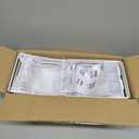 KOSIWU Dish Rack with Drainboard, Organizes Dishes and Bathroom Items for Narrow Spaces, TwoStory Drying Rack Fits 12 Plates 12 Bows 5 Glasses 4 Hooks and Some Cutlery, White