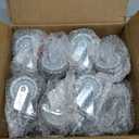 HOLKIE Caster Wheels 3 inch Locking Casters Set of 16, Threaded Stem 3/8" -16 x 1-1/2" (Diameter 3/8", Length 1-1/2") Swivel Heavy Duty Castors Gray