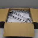 10-Pack Closet Rod Bracket, 10.8x10.8Inch Closet Shelf Brackets Heavy Duty Wall Mounted, Matte Black Steel Closet Rod Support Brackets Holder, 300 Lbs Load Capacity with Anchors Screws