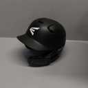Easton Z5 2.0 Baseball Batting Helmet | Reversible Jaw Guard Included (JR (6 1/2 - 7 1/8), Matte Black)