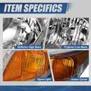 Auto Dynasty Headlights Assembly for 2012-2015 Honda Civic Sedan/Coupe