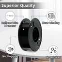 PLA Matte 3D Printer Filament 1.75mm 1KG(2.2lbs), Jucoole, High Precision, Strong Toughness, Odorless, Better Flow, Moisture Proof 3D Printing PLA Matt Filament, for FDM Printers (Black)