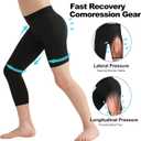 2 Pack Compression Pants Boys Youth Leggings One Leg Compression Tights for Basketball Sports Athletic Base Layer