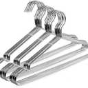 TIMMY Wire Hangers 30 Pack Stainless Steel Strong Metal Wire Hangers Clothes 16.5 Inch (Sliver)
