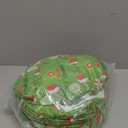 Christmas Cat Bed Tunnel 3ft x 3ft x 9.8in Lime Green Under Christmas Tree Cat Donut Tunnels for Indoor Kitten Plush Toy Collapsible 3 Way Xmas Gifts for Small Kitty, Grinch style 