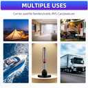 Digital TV Antenna for Smart TV Indoor2025 HD Antenna with Strong Magnetic Base, 360&Long Range Reception HDTV Antennas for Local Channels, Easy Installation Antennas for TVs Without Cable (5.5 in)