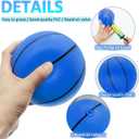 Oleitodh 18Pcs 5" Mini Basketball Balls Bulk Small Basketballs Set, PVC Small Basketball for Over The Door Hoop Games Party Favors Indoor Outdoor Play Adults Kids Pool Beach Colorful