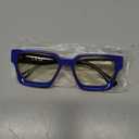 livho Oversized Eyewear Frame for Woman and Men - Rectangle Fashion Glasses for Computer, Chic Preppy Frame