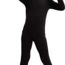 Spooktacular Creations Boy Black Shadow Costume, Halloween Bodysuit Skin Costume for Kids Halloween Dress Up (X-Large( 12 - 14 yr ))