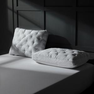 Three Geese Adjustable Layer Goose Feather Down Pillows Queen Set of 2, Assemblable Bed Pillow with Cotton Cover for Side/Back/Stomach Sleepers, Customizable Firmness Design 20x28 (White) Three Geese Adjustable Layer Goose Feather Down Pillows Queen Set of 2, Assemblable Bed Pillow with Cotton Cover for Side/Back/Stomach Sleepers, Customizable Firmness Design 20x28 (White)
