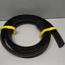 Eapele 10 ft Floor Cord Cover Heavy Duty Cable Protector, Easy to Unroll, Prevent Trip Hazard for Home Office or Outdoor Settings (Black) (10 feet-1pc)