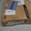 SONGMICS Small Folding Storage Ottoman, Foot Rest Stool, Cube Footrest, Synthetic Leather, 12.2 x 16.1 x 12.2 Inches, 286 lb Capacity, for Living Room, Bedroom, Dorm, Chestnut Brown ULSF100K02