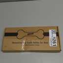 MTERSN Rustic Farmhouse Dog Leash Holder for Wall - Decorative Key Hooks Wall Mount with Bone Shape and Coat Hanger for Entryway - Pets Accessories Storage for Dog Lover Gifts (Distressed White)