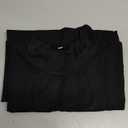 Mens Mock Turtleneck Tee Shirts Sleeveless Casual Basic Slim Fit Knitted Pullover Tank Tops (Large, Black)