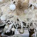 Sea Team 60mm/2.36" Delicate Contrast Color Theme Painting & Glittering Christmas Tree Pendants Decorative Hanging Christmas Baubles Balls Ornaments Set - 30 Pieces (Champagne & Matte)