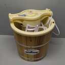 Elite Gourmet Maxi-Matic EIM-924L 4 quart Old Fashioned Electric Ice Cream Maker, Pine Bucket