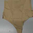 USEASY Thong Shapewear Tummy Control for Women High Waisted Shape Underwear Seamless Breathable Control Panties Light Brown M