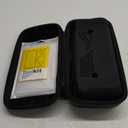 SyVend Carrying Case 3 in 1 Accessories Set Compatible with ROG Ally X 2024 Black, included EVA Carrying Case, Soft Silicone Protective Cover und 2 Pack Screen Protector, Portable and Easy to Carry