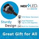 (Improved) NextLED NT-7728 Heavy Duty Magnetic Grill Lights for Outdoor Grill, 24 Inch Gooseneck with Magnetic Base, Warm Light, Heat & Water Resistant, BBQ Light, BBQ Grill Accessories