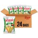 Sensible Portions Garden Veggie Snacks - Veggie Straws, Gluten Free, Snack Size Sea Salt, 1 Oz (Pack of 24) (EXP 04/20/25)