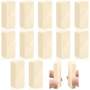 24 Pieces Outdoor Curtain Weights Heavy Outdoor Waterproof Curtain Magnets Flag Weight Magnetic Weight for Home Decor Shower Outside Curtains Tablecloth Flag Tablecloth to Stop Wind (Beige)