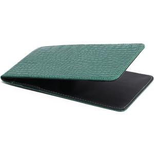 5 x Leather Golf Scorecard Holder - Yardage Book Cover Golf Stat Tracker Sheet - Premium Golf Leather Scorecard - Golf Score Book - Large Size 7.6x4.5IN