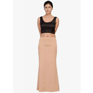 Cotton Lycra D'Coat - Women's Maxi Skirt with Drawstring Waist for Cultural Events, Size L