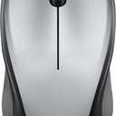 Logitech M317 Wireless Mouse, 2.4 GHz with USB Receiver, 1000 DPI Optical Tracking, 12 Month Battery, Compatible with PC, Mac, Laptop, Chromebook - Light Steel