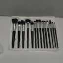 Makeup Brush Set, Premium Synthetic 14 Pcs Makeup Brushes, Travel Makeup Brush Set for Foundation, Concealer, Blush and Eyeshadow Brush(Black)