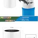 2 Pack Pure 411 Replacement Filters for Blueair Blue Pure 411 411+ and Mini Air Purifier, Include Activated Carbon Filters,1 Clean Brush and 1 Cleaning Cloth