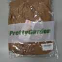 PRETTYGARDEN Women's Off The Shoulder Maxi Dresses 2025 Summer Formal Elegant Cocktail Party Wedding Guest Long Dress (Brown, XL)