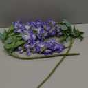 ICBOX 8PCS Voilet Artificial Delphinium Flowers with Clematis Greenery Long Stem Artificial Flowers Purple for Tall Vase for Home Wedding Floral Arrangement Centerpiece Table Decor (Voilet)