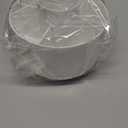 DASITON Large Capacity Makeup Brush Holder,360 Rotating Makeup Organizer,5 Slot Makeup Brushes Cup,for Vanity Decor,Bathroom Countertops,Desk Storage Container,Cosmetic Display cases(White)