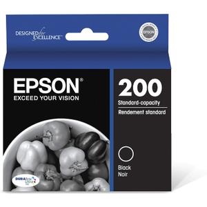 Epson T200 DURABrite Ultra Ink Standard Capacity Black Cartridge (T200120) for Select Expression and Workforce Printers